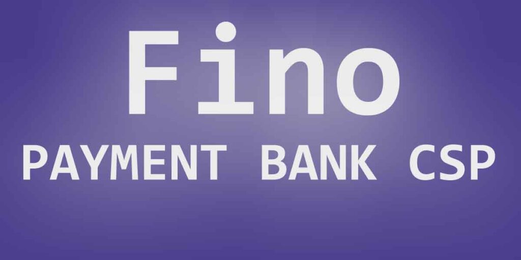 Fino Payment Bank CSP Fino Bank IFSC Code Niftybazar