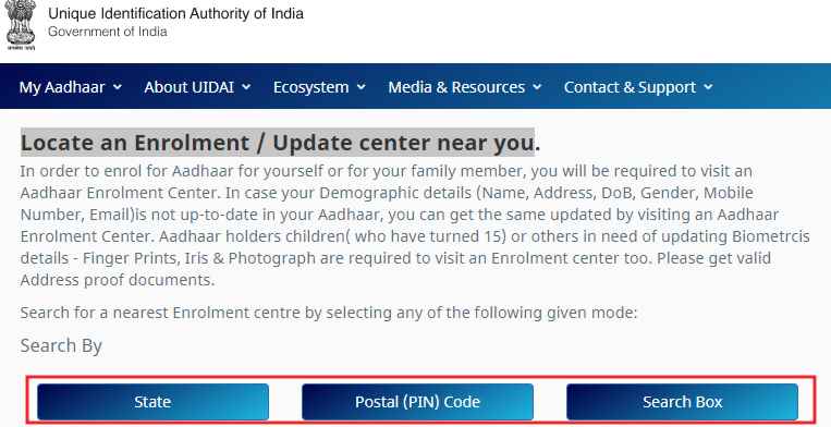 <img src="Locate an Enrolment Update center.jpg" alt="Locate an Enrolment Update center"/>